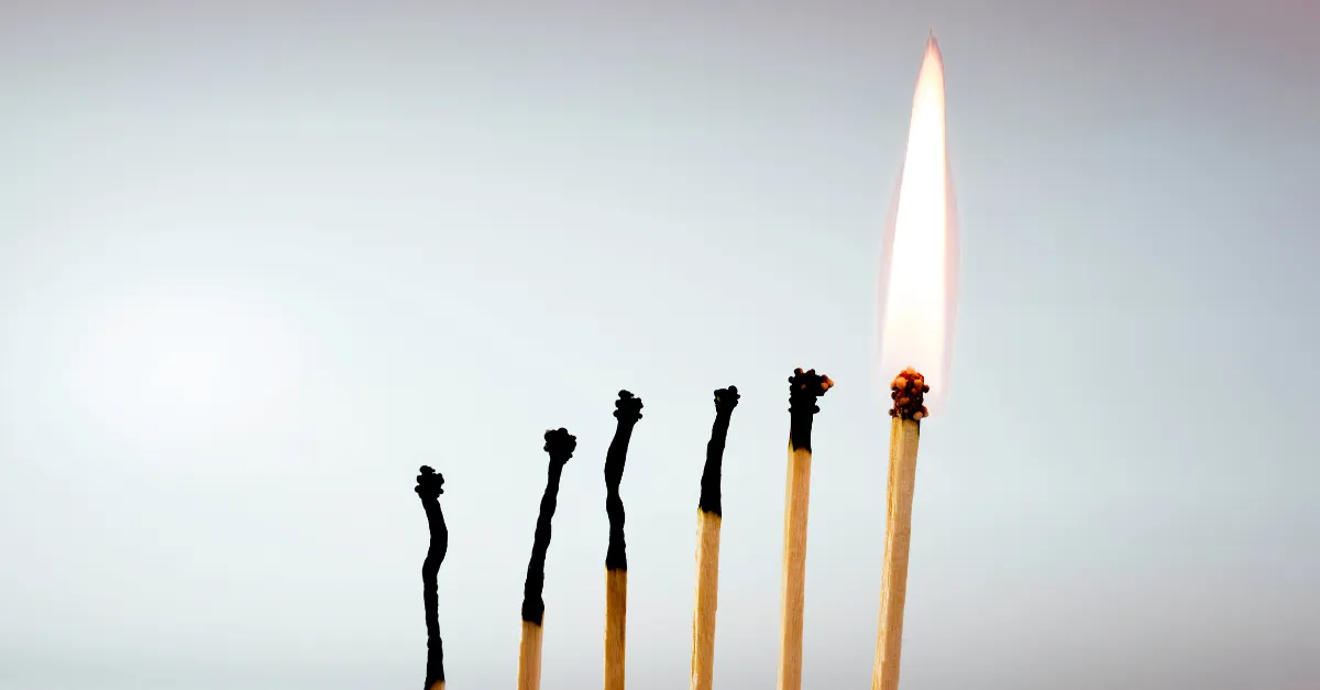 Illustration accompanying Burnout Check-In: Signs Your Legal Team Needs Support
