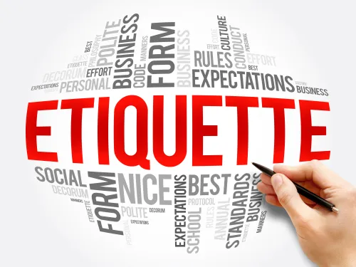 Illustration accompanying Boost Your Business Success: Etiquette Tips for Your Firm